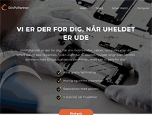 Tablet Screenshot of dinpcpartner.dk